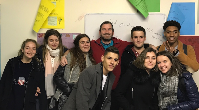 Athone 2016 Pat and the students